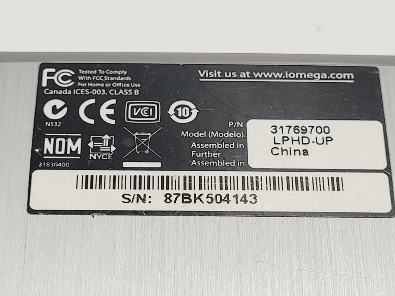 Billede 5 - ⭐️· Iomega Ekstern Harddisk – 500 GB