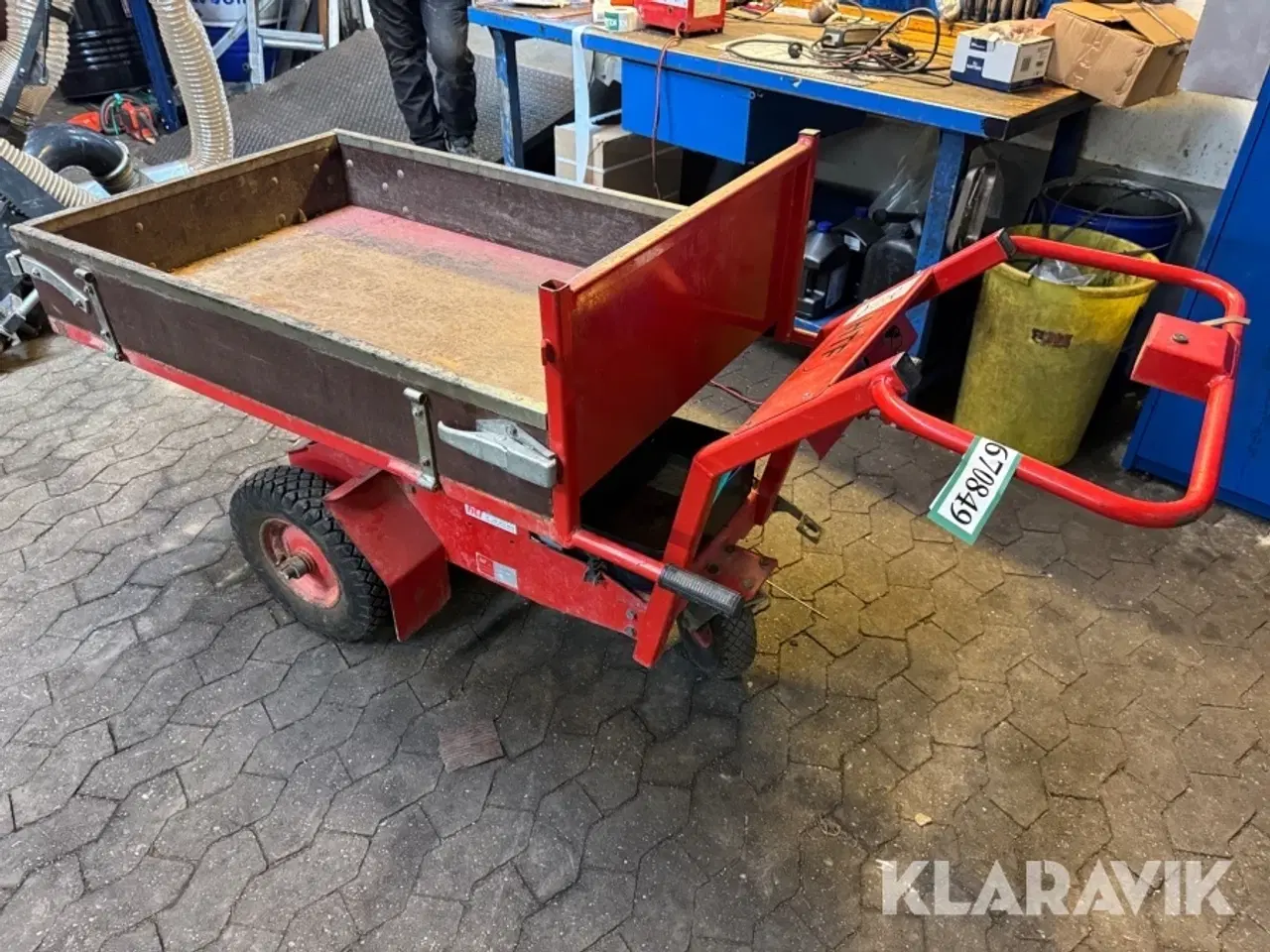 Billede 4 - Elektrisk trillebør HTF E201 med tip