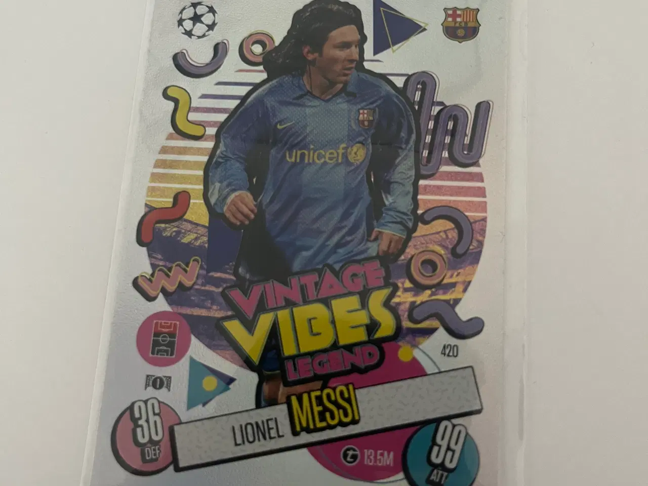 Billede 1 - Fodboldkort Messi