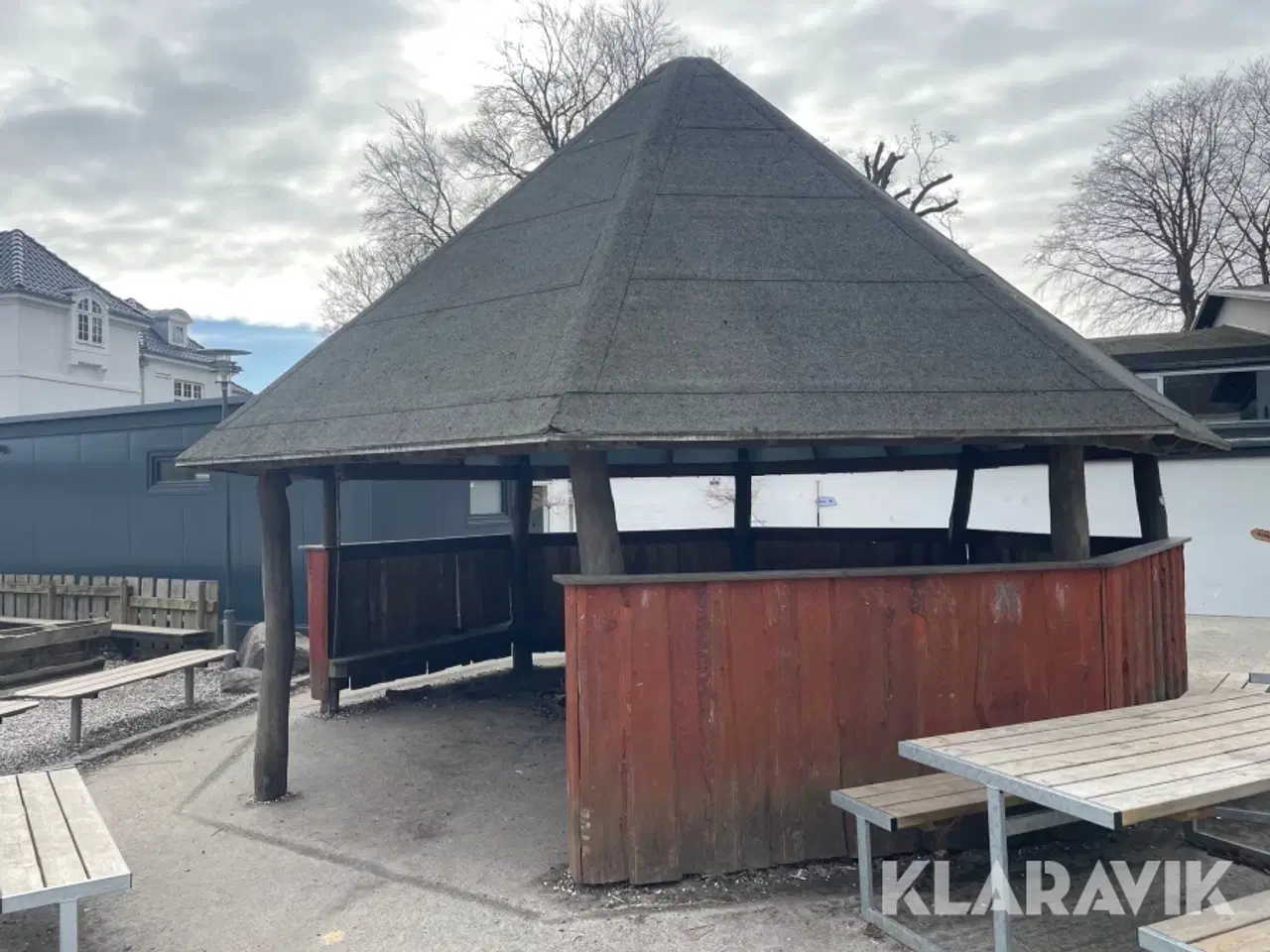 Billede 1 - Bål hytte