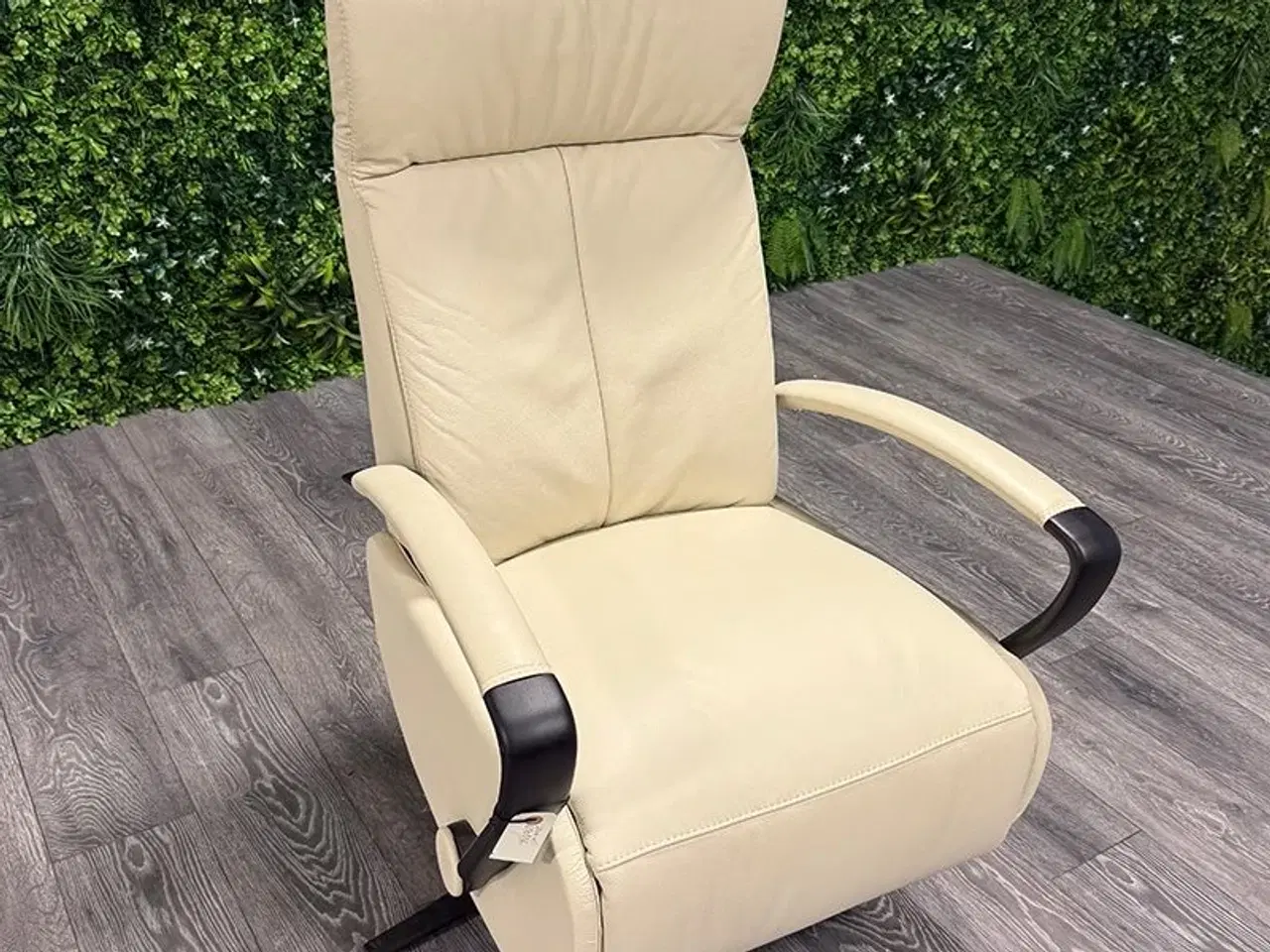 Billede 1 - LS335 - L - Gasfjeder - Hvid læder