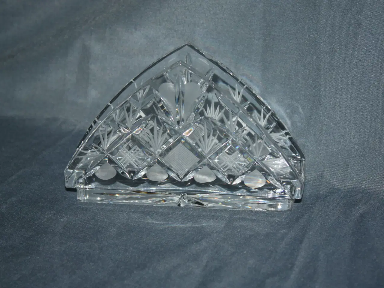 Billede 4 - Servietholder i glas Bohemia