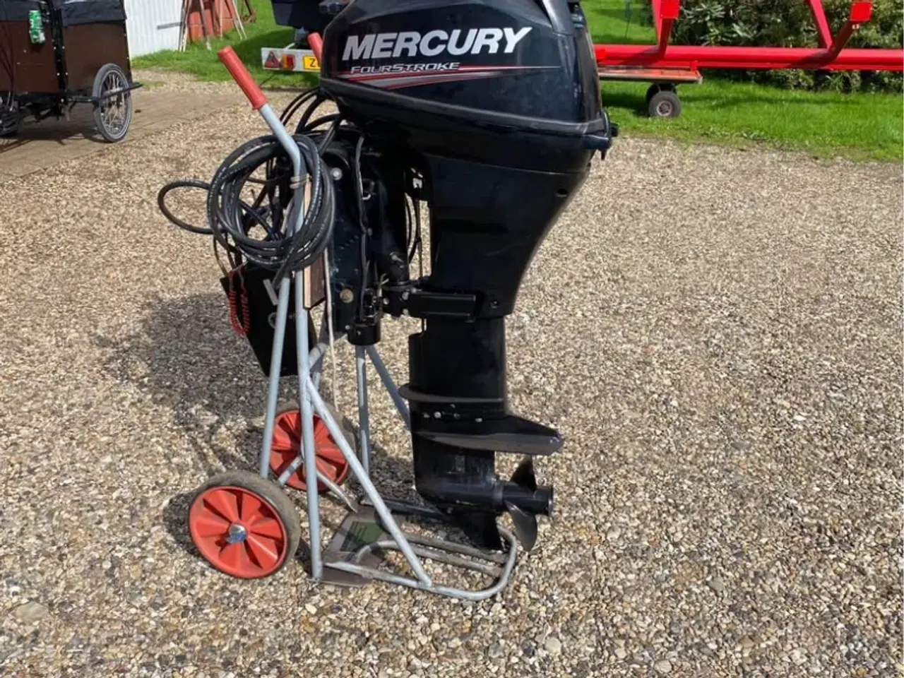 Billede 1 - Mercury 15 hk påhængsmotor med trim og elstart 