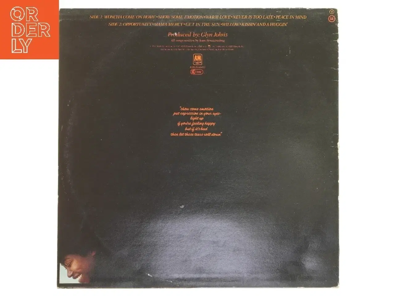 Billede 2 - Joan Armatrading vinylplade fra A&M Records