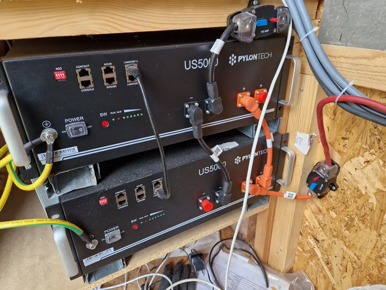 Billede 1 - Pylontech 4,8 kWh, 100 amp