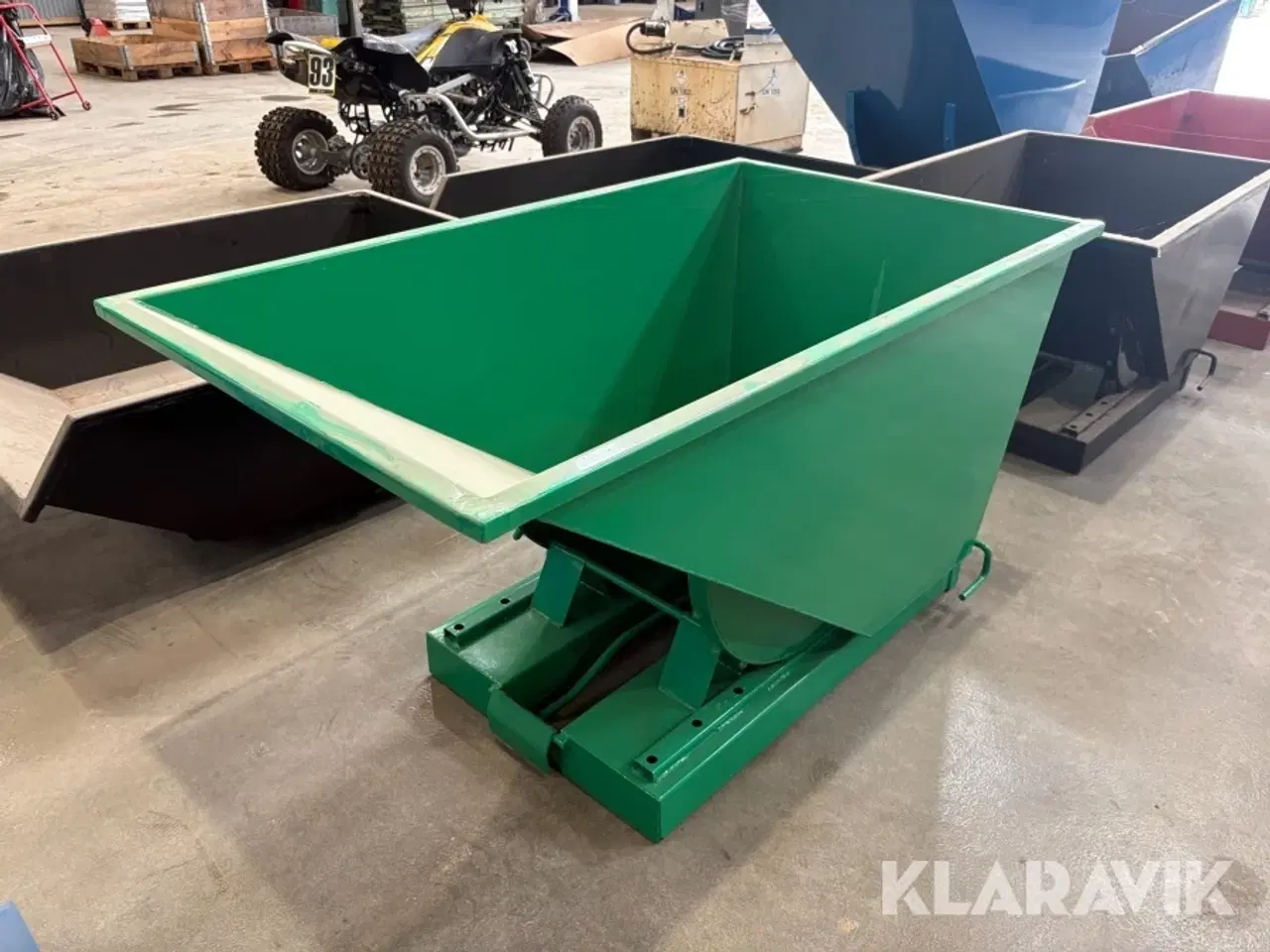 Billede 1 - Tipcontainer Intra Materialhantering Tippo 600 Green 1 styk