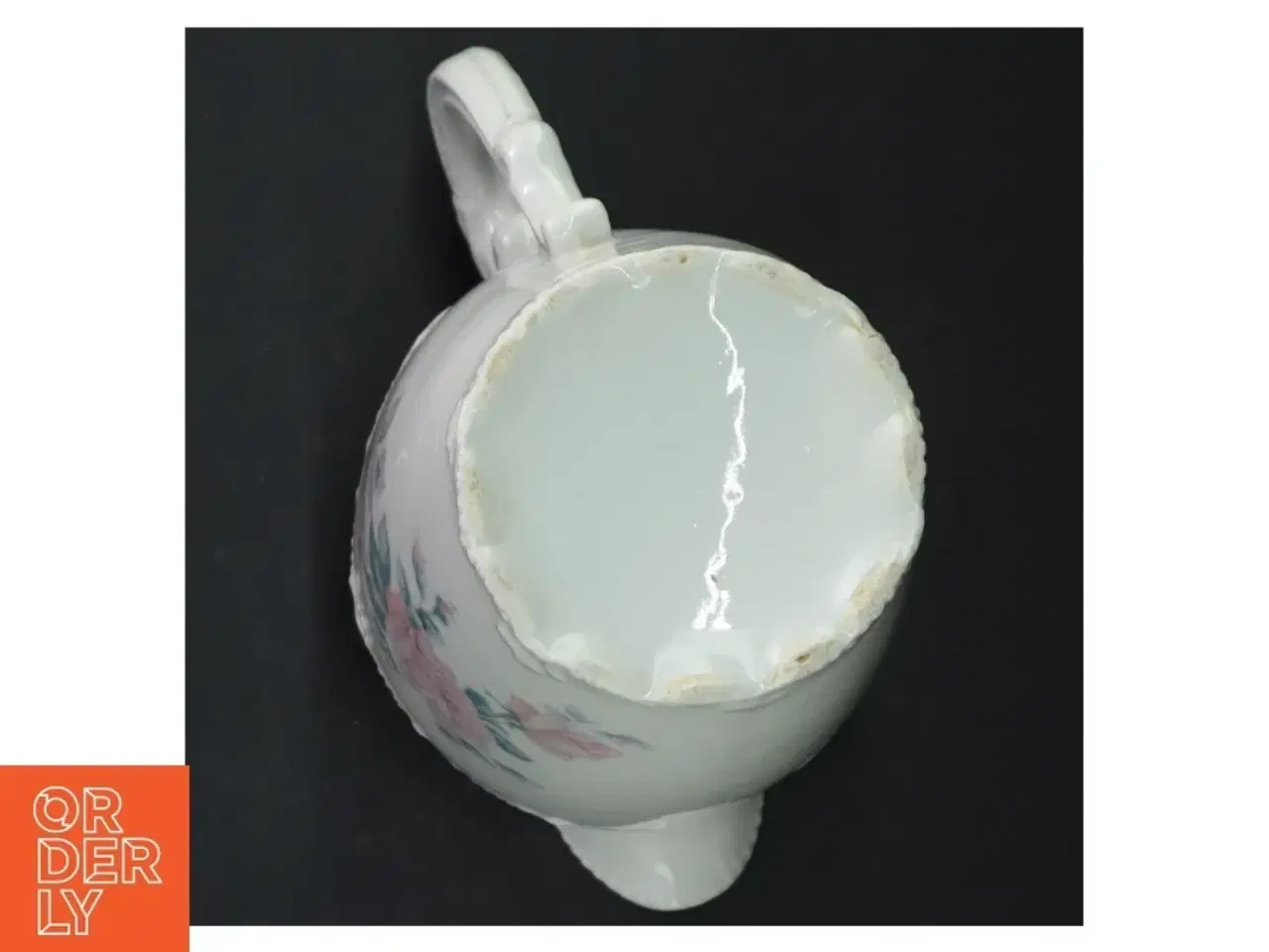 Billede 3 - Porcelænskande med blomstermotiv