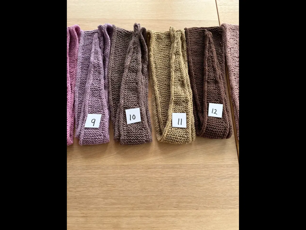 Billede 5 - Tørklæde hjemmestrik. Sophie Scarf. Mange farver. 