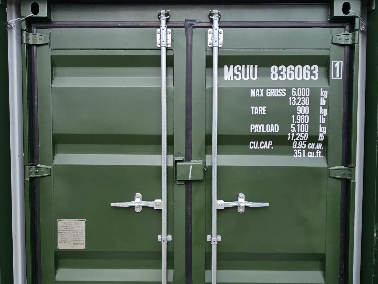 Billede 1 - Ny 8 fods container 