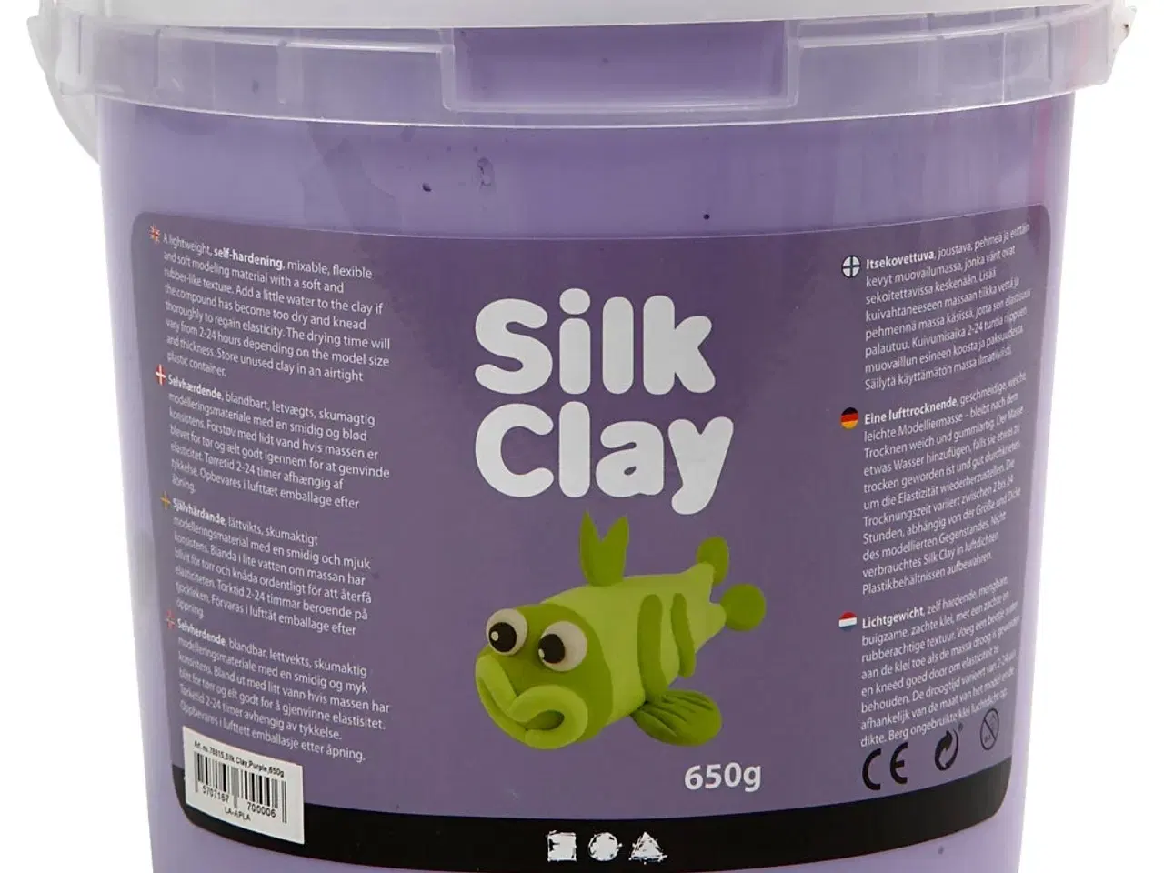 Billede 1 - Silk Clay®, lilla, 650g/ 1 spand
