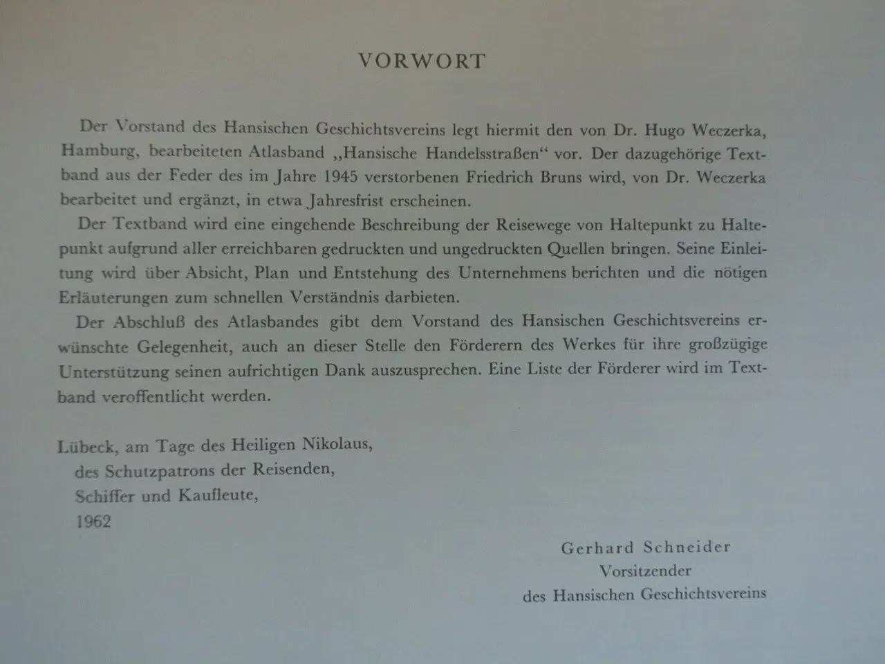 Billede 2 - hansische handelsstrassen - atlas. tysk tekst, von