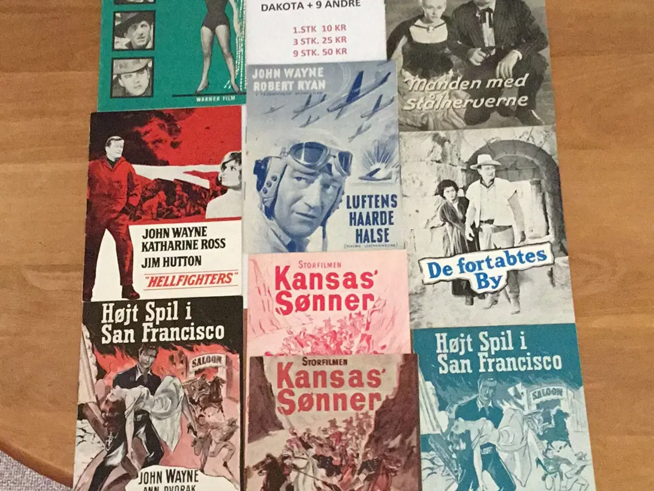 Billede 4 - JOHN WAYNE - 4 LOT. - Se Rabatten