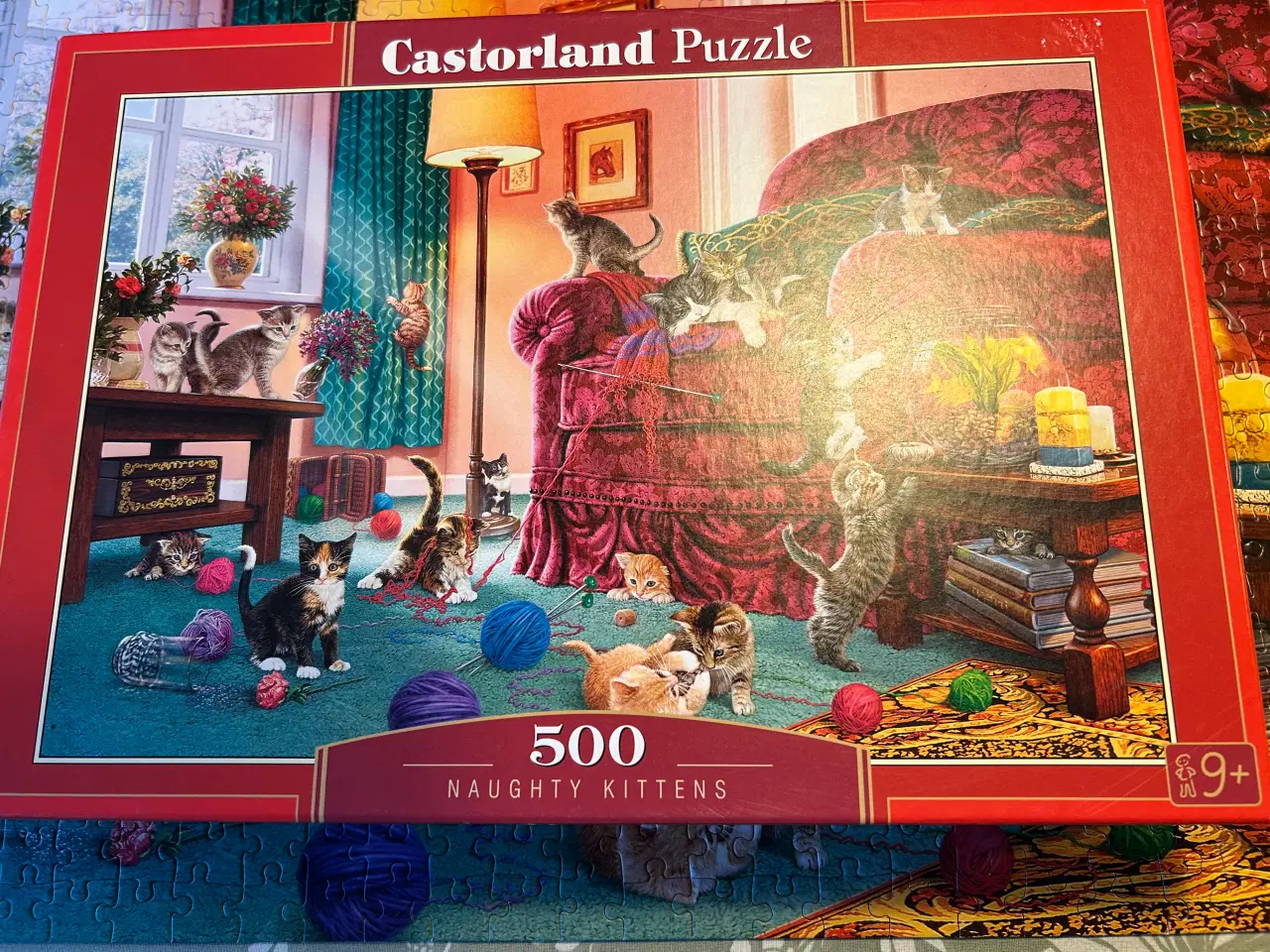 Billede 2 - 4 forskellige puslespil med 500 brikker