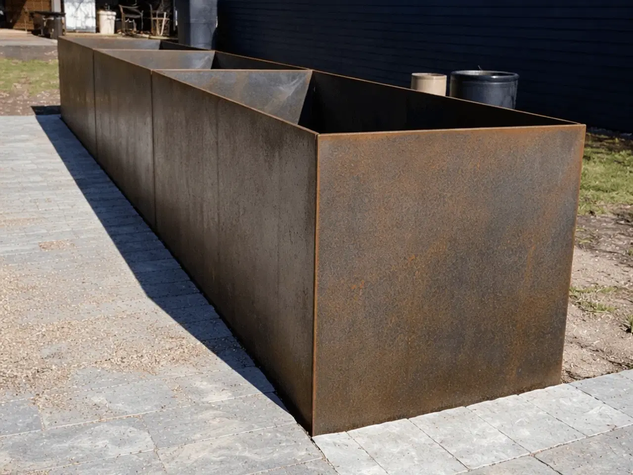 Billede 1 - Corten højbed i 3 mm stål – robust og holdbar
