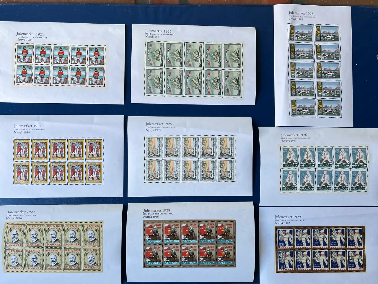 Billede 3 -  1900 Danske frimærker 65 a 10 25 a 50, kr. 800,-