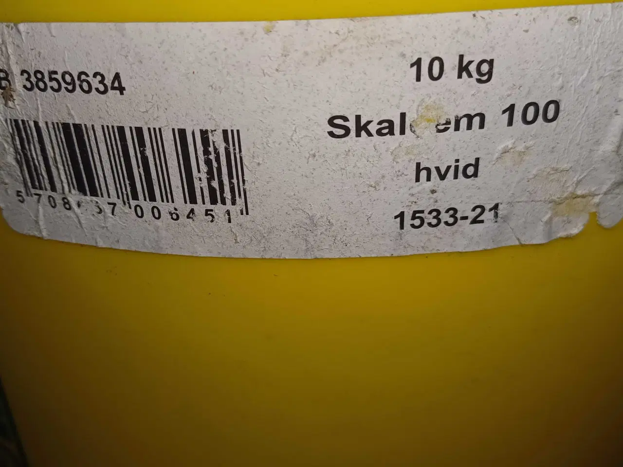 Billede 2 - Skalcem 100 hvid 4 spande