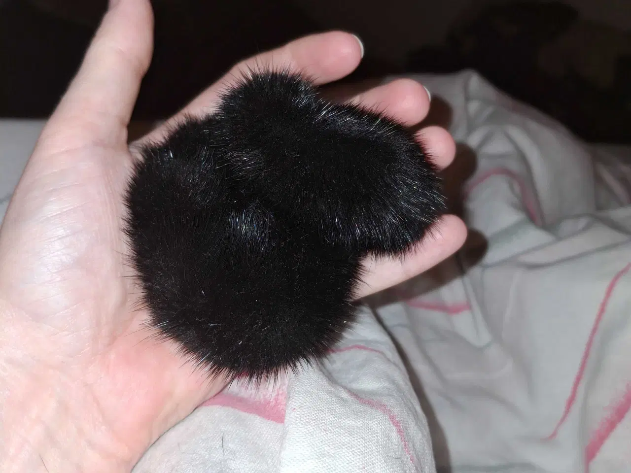 Billede 3 - Mink Scrunchie/hårelastik 