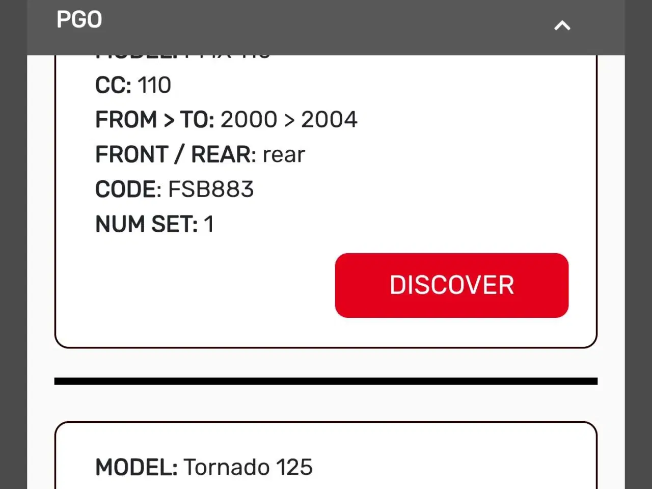 Billede 10 - PGO Hot 50/Comet/PMX/G-Max. Nye Bremsebakker