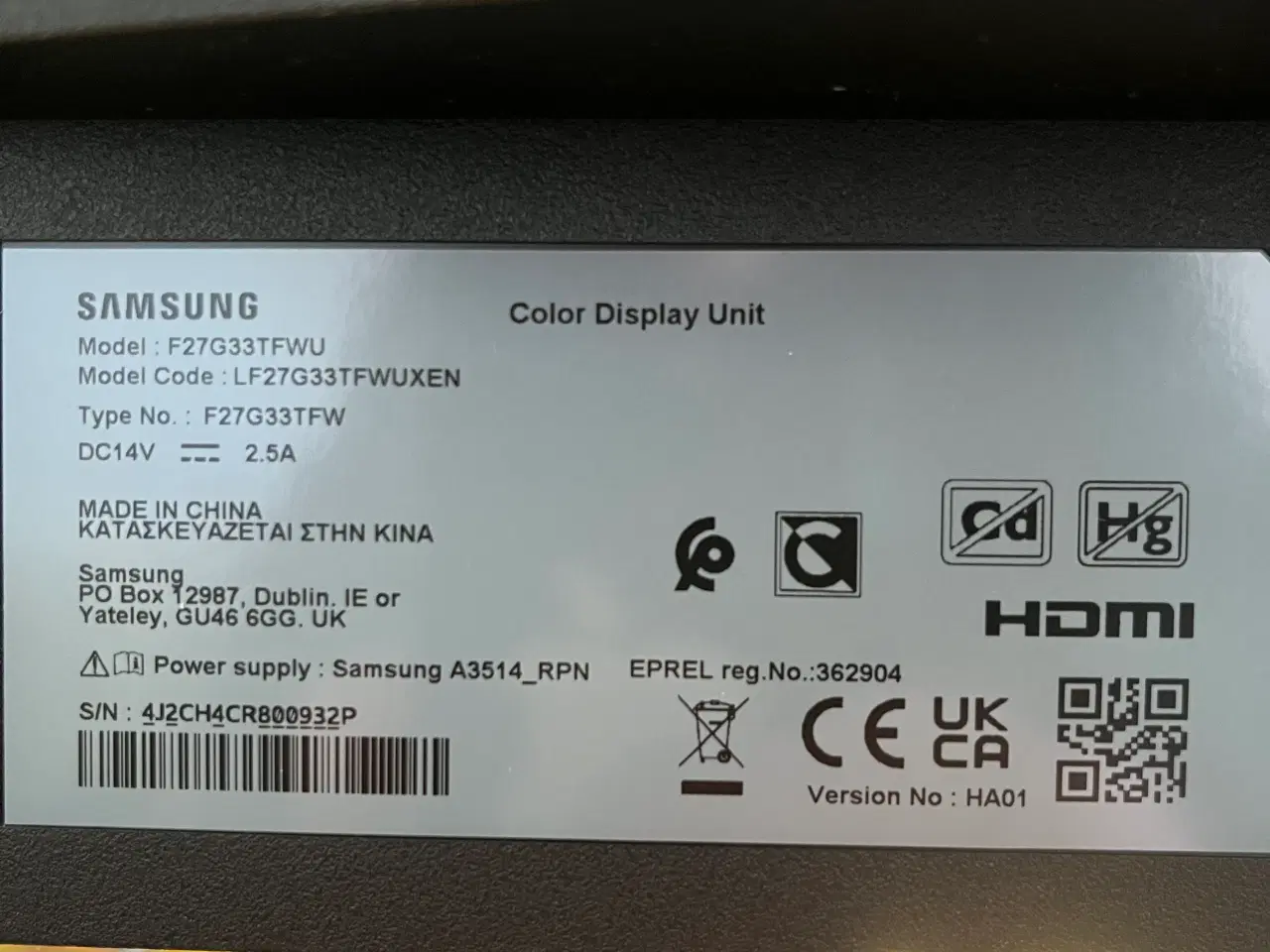 Billede 3 - Samsung fladskærm