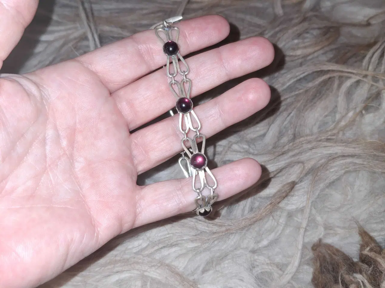 Billede 2 - 925S armbånd af Gunnar Pedersen med smukke sten