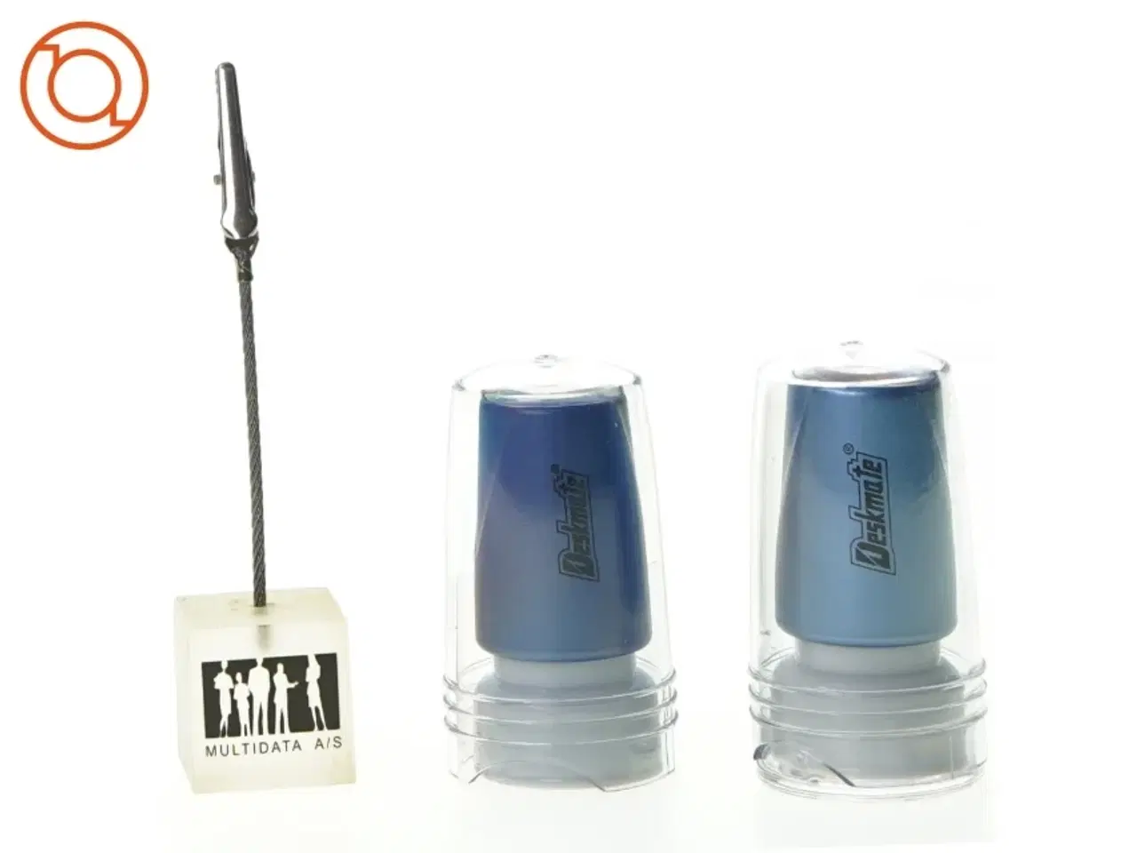 Billede 2 - Smiley stempler og klips fra Deskmate (str. 6 x 3 cm 11 x 2 cm)