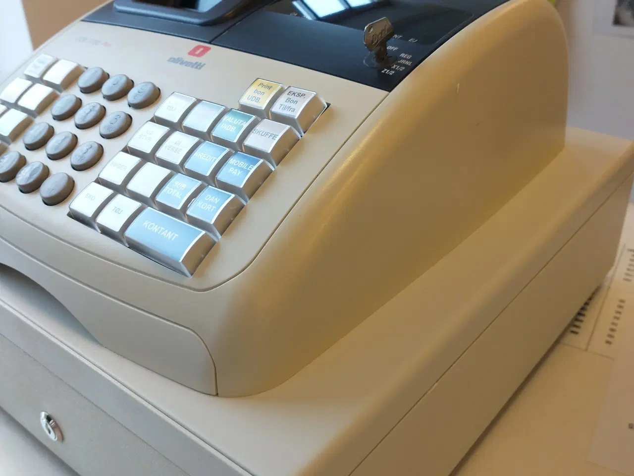 Billede 3 - Kasseapparat, Olivetti ECR 7700 Plus