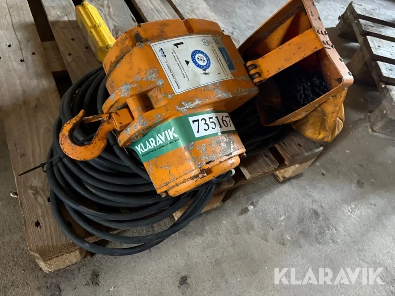 Billede 3 - Løftetalje Kito 1’000 kg.