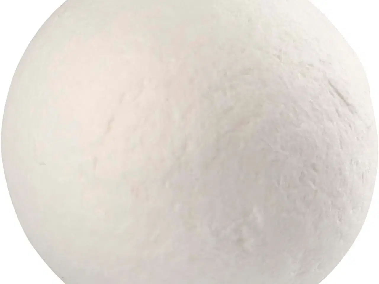 Billede 1 - Hvide vatkugler 40 mm - 6 stk. til kreative projekter