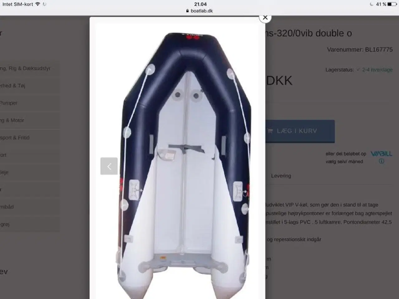 Billede 1 - Gummibåd - V-Rib Double O