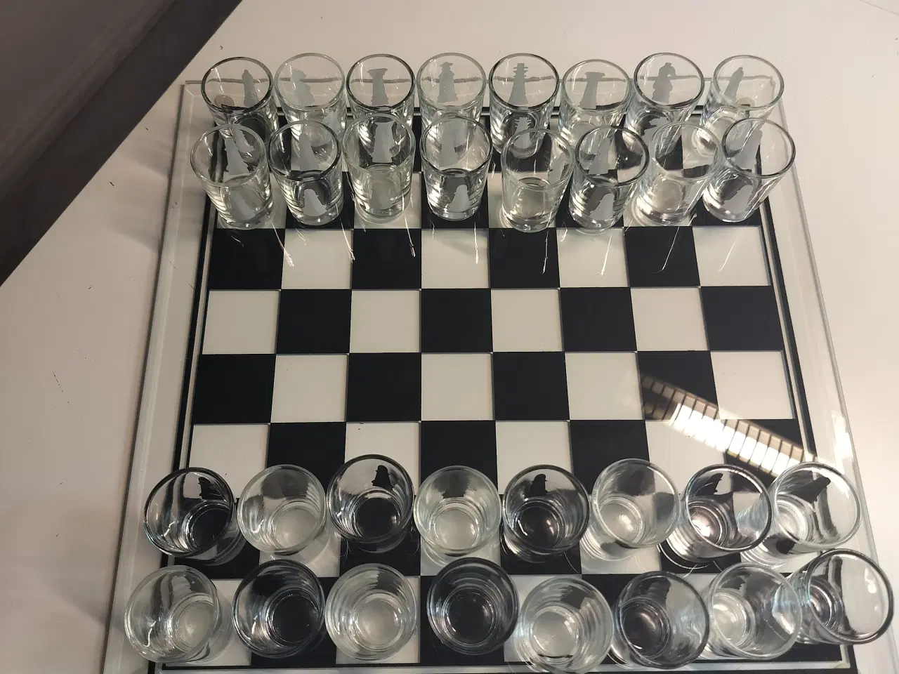 Billede 1 - Skak drikkespil i glas