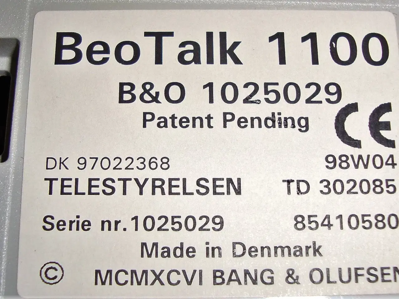 Billede 3 - B&O Beo Talk 1100