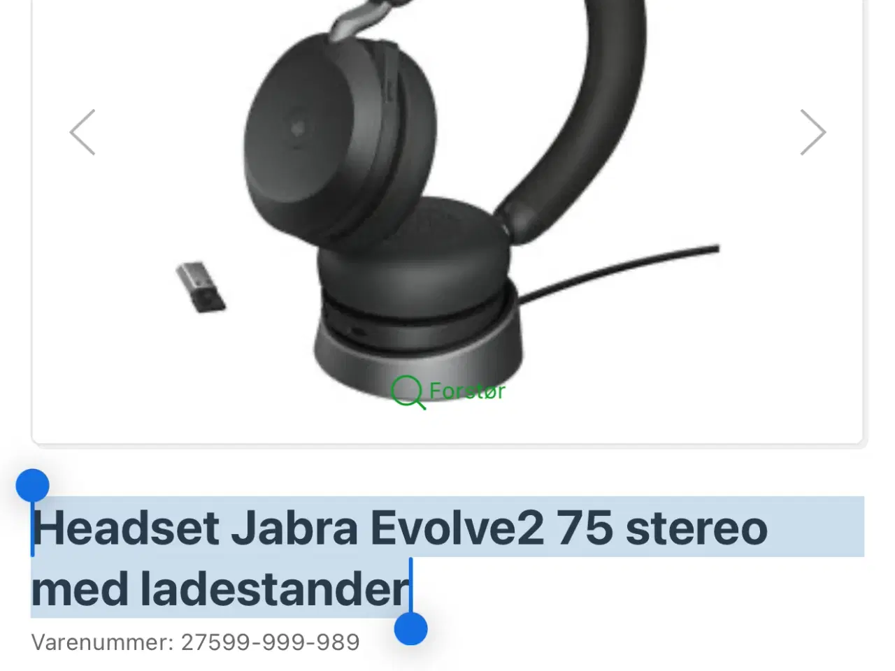 Billede 4 - Jabra Evolve2 75