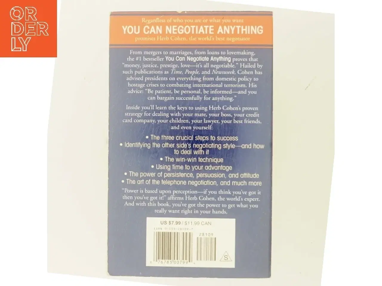 Billede 3 - You Can Negotiate Anything af Herb Cohen (Bog)