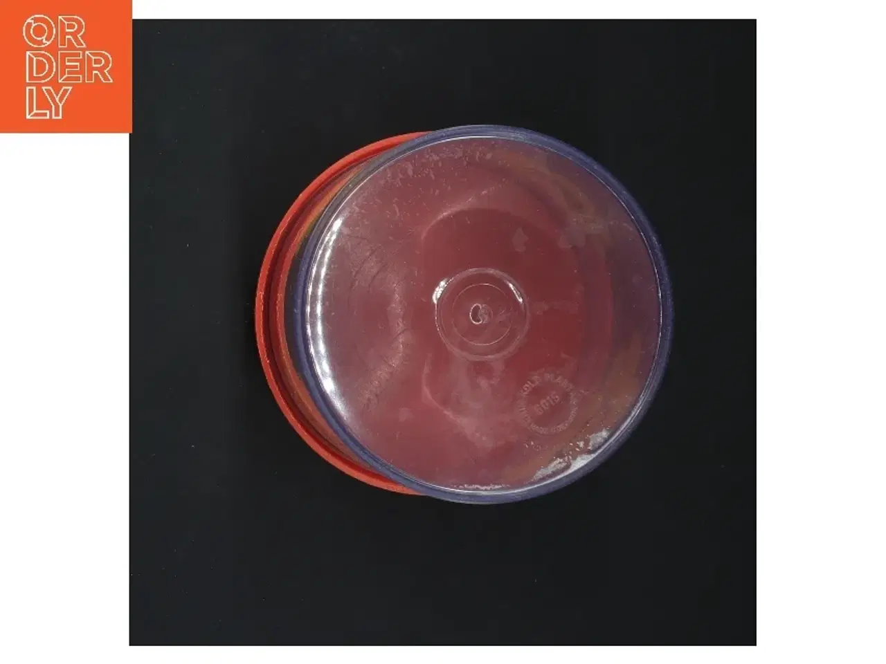 Billede 3 - Plastikbeholder med blomstermønster (str. 15 cm)