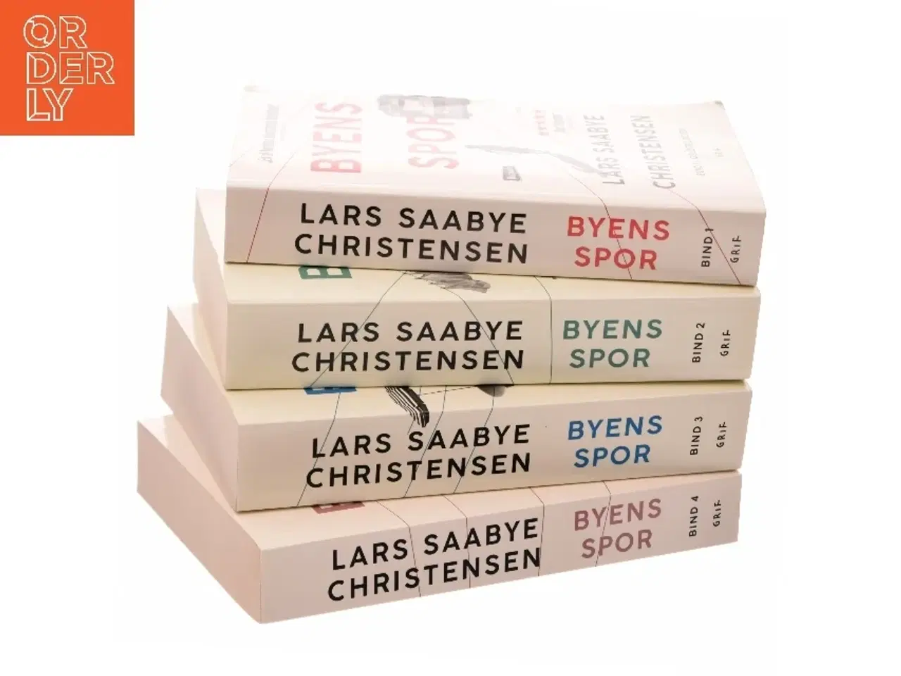 Billede 2 - Byens spor : roman. Bind 1, Ewald og Maj af Lars Saabye Christensen (f. 1953) (Bog)