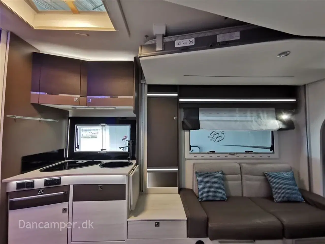 Billede 6 - 2019 - Chausson Welcome Premium 630   UNDER KLARGØRING! 2019 Model! 170 hk Ford med el.sænkbare enkeltsenge, Tertek antenne og masser af yderligere udstyr.