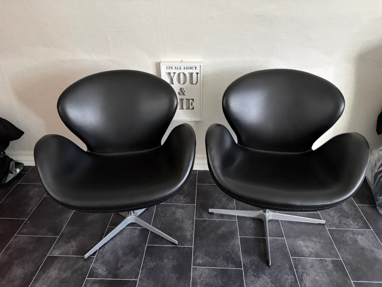 Billede 1 - AJ svanestole 2 stk. 