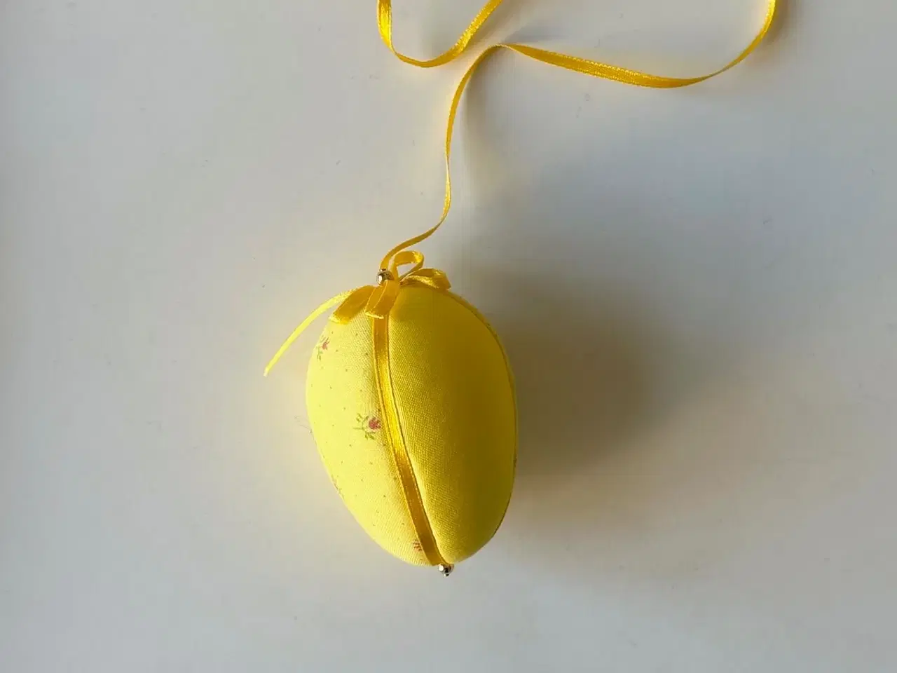 Billede 1 - Lille påskeæg, gul