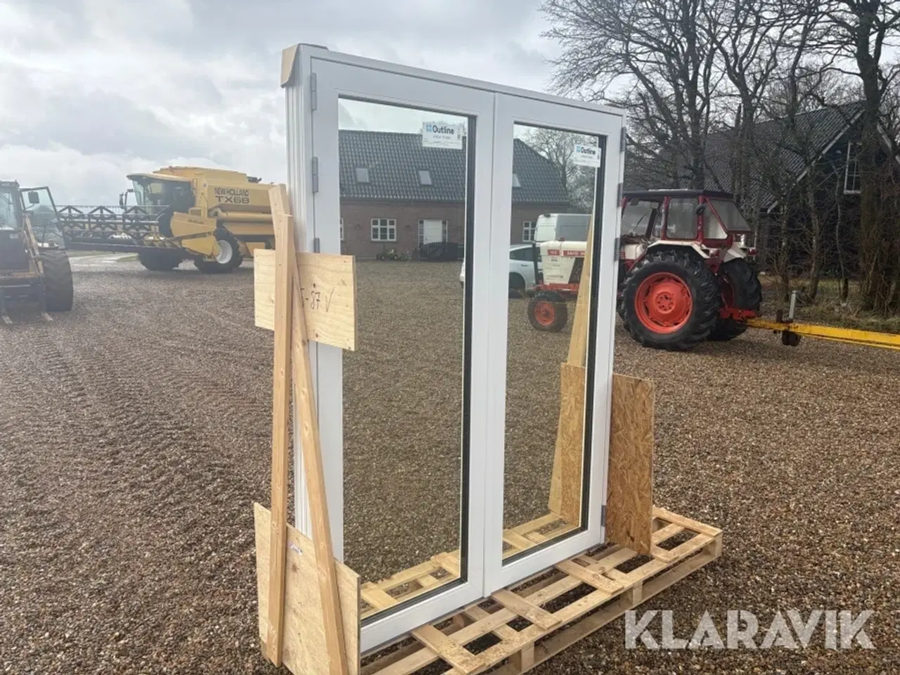 Billede 7 - Dobbelt terassedør Outline 3-lags træ/alu dobbelt dør