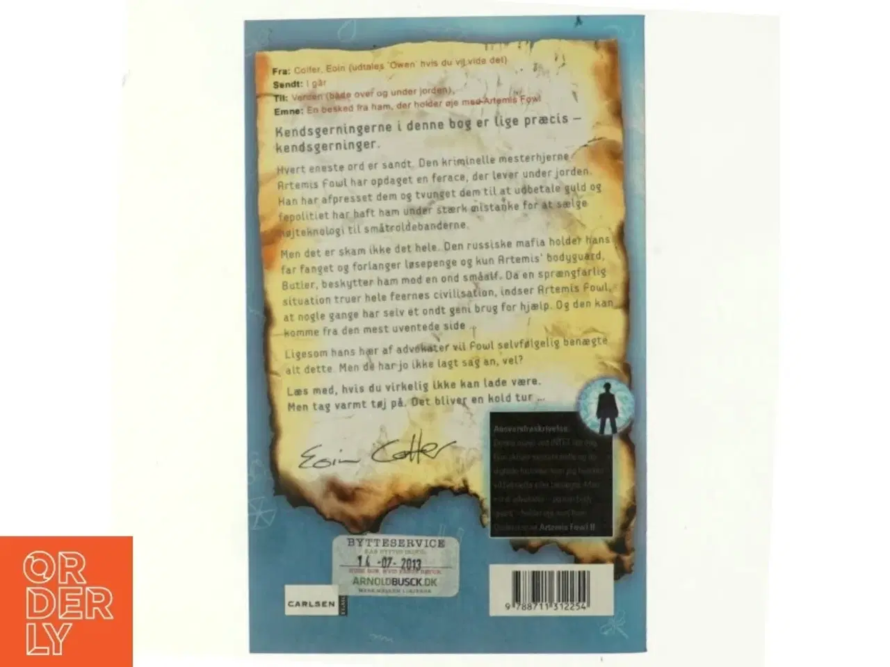 Billede 3 - Artemis Fowl og det arktiske intermezzo af Eoin Colfer (Bog)