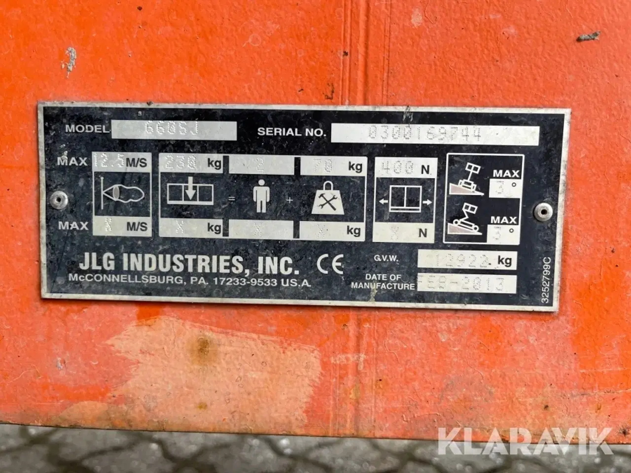 Billede 6 - Bomlift JLG 660SJ