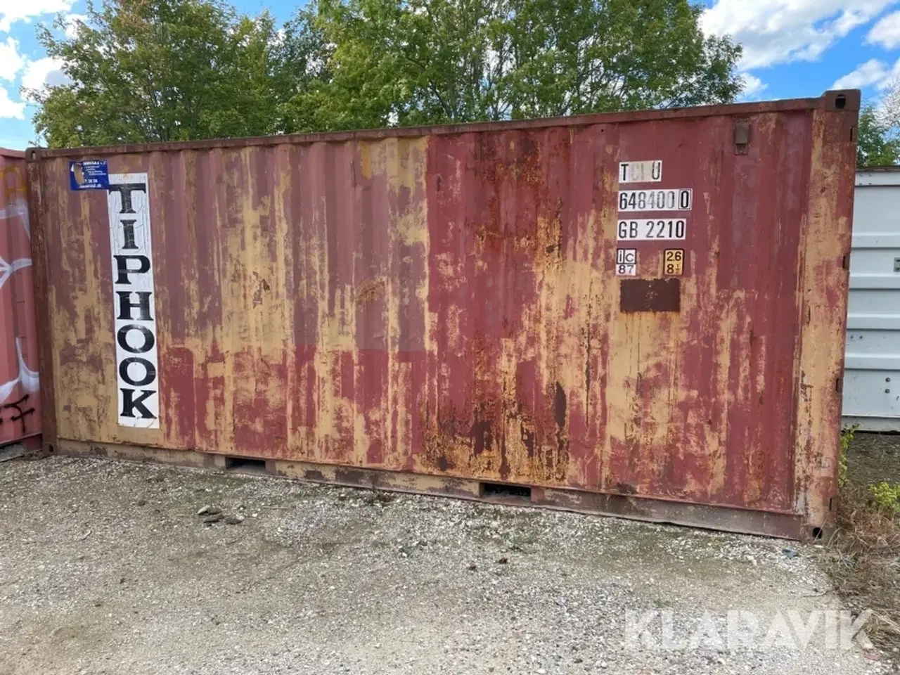 Billede 4 - 20 fods container med indhold