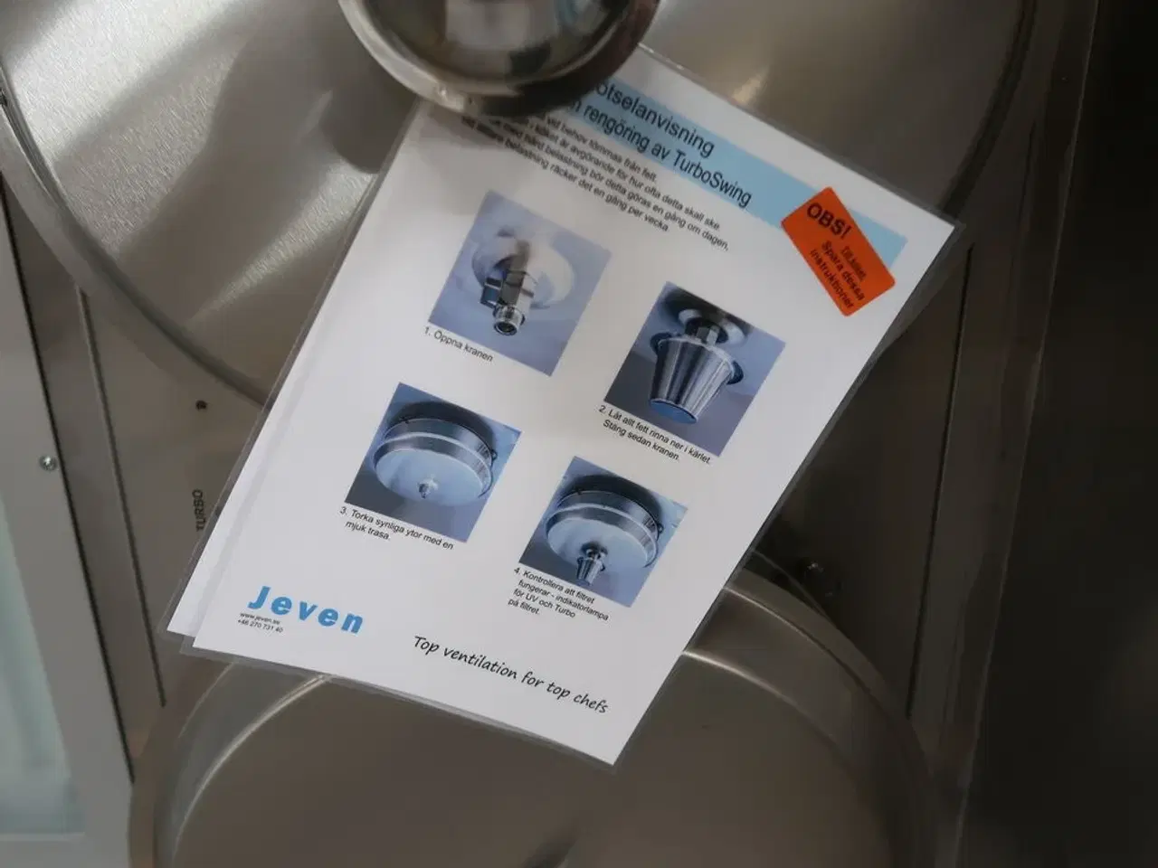 Billede 2 - Jeven Emfang med TurboSwing & lys - UBRUGT