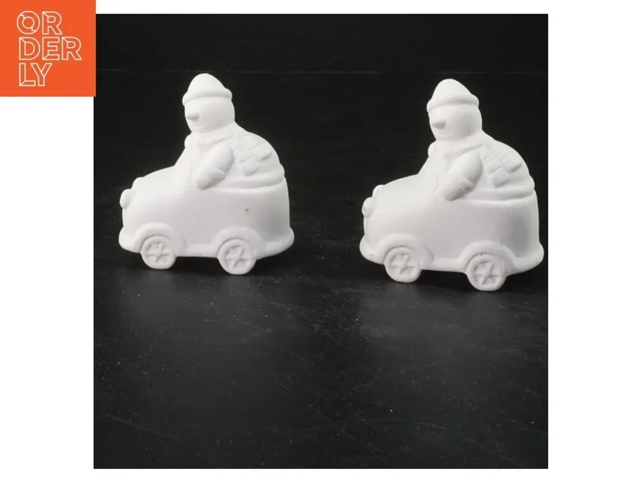 Billede 2 - Snefigurer i bil (str. 8,5x8 cm)