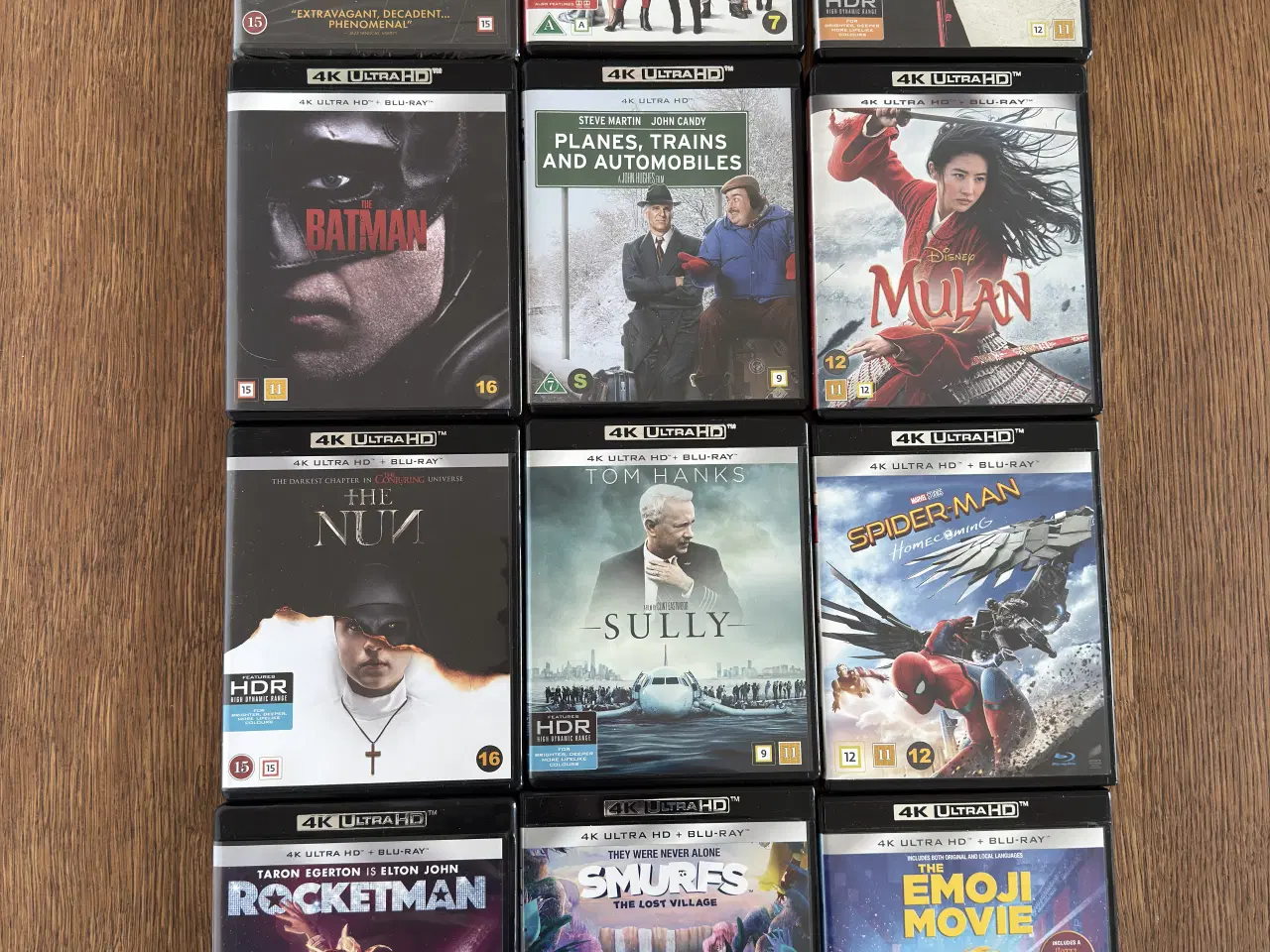 Billede 1 - 12 stk 4K film blandet