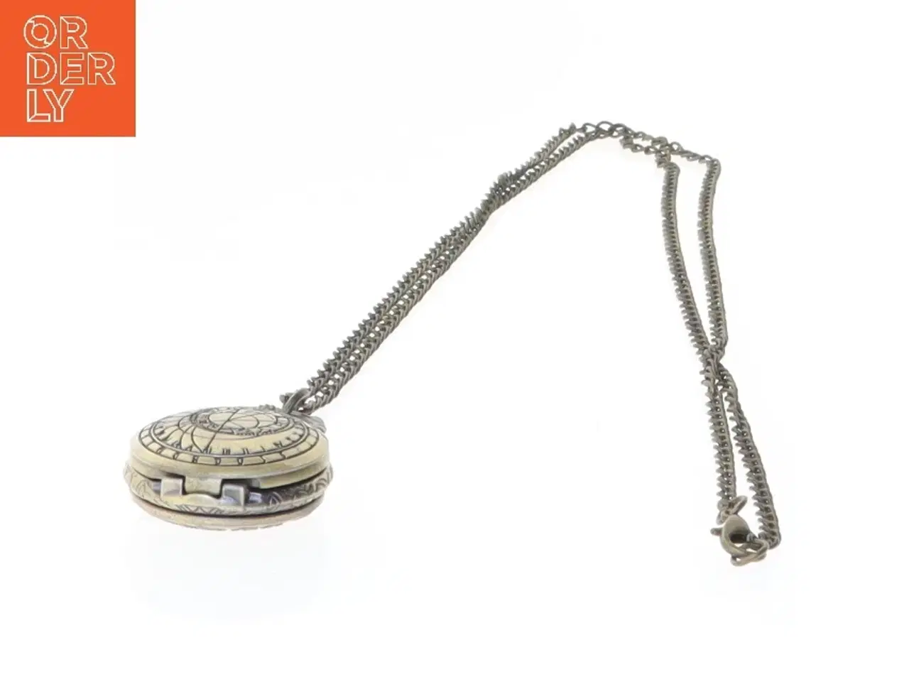 Billede 3 - Vintage lommeklokke med kæde (str. 80 cm)