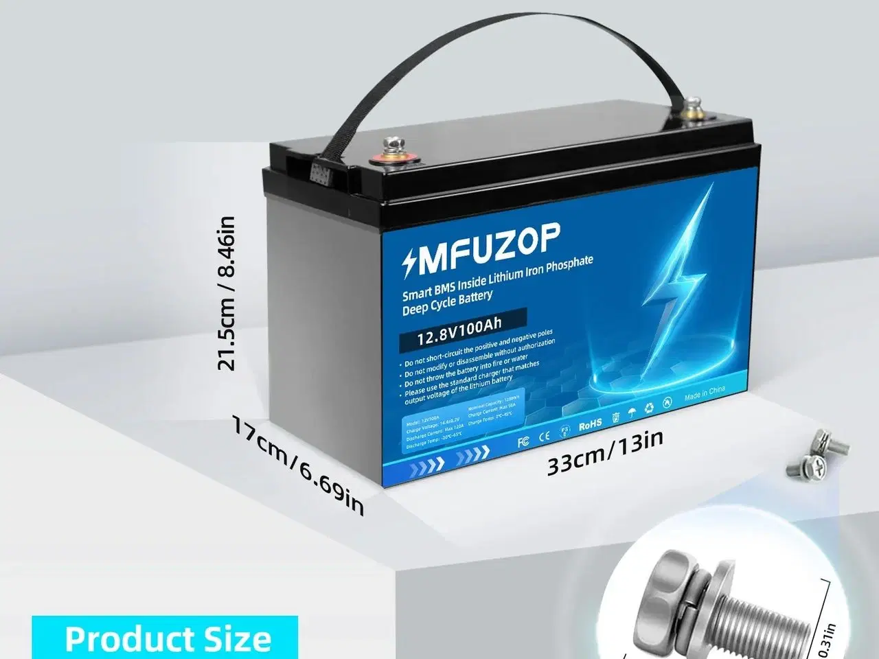 Billede 2 - LifePo4 -12,8V - 100 Ah