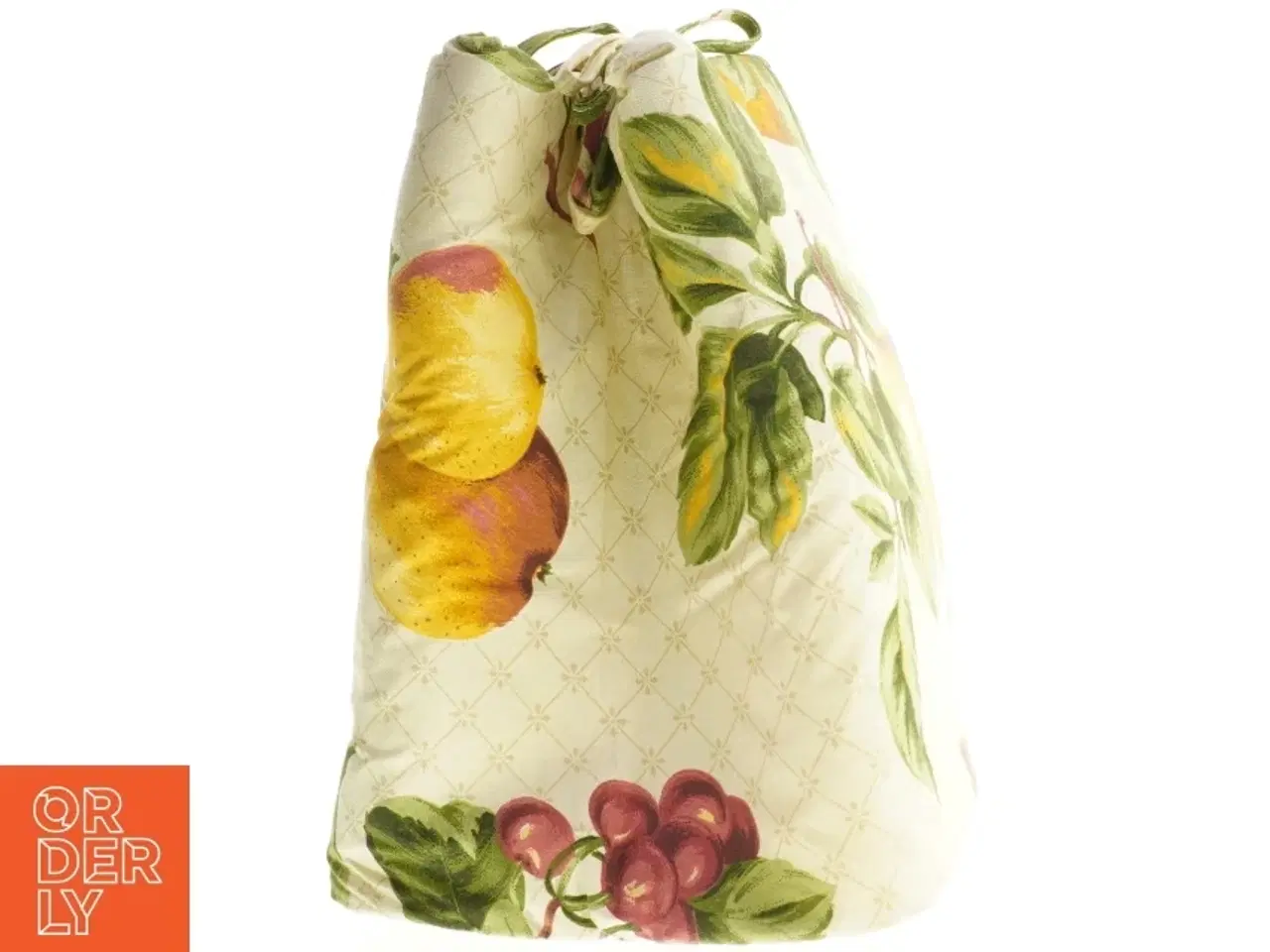 Billede 2 - Quiltet tehætte med blomstermotiv (str. 30 x 20 cm)