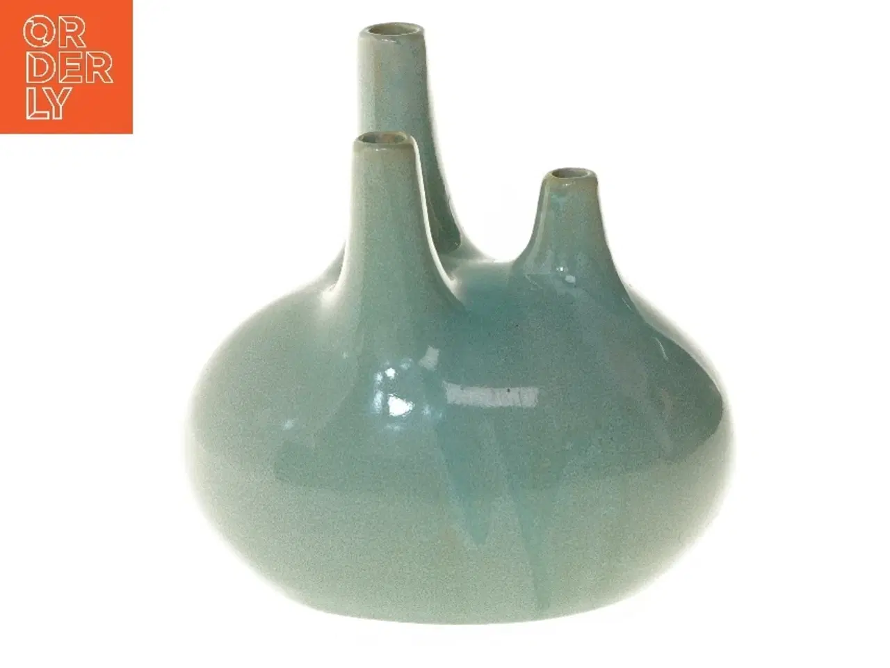 Billede 1 - Keramisk vase med tre åbninger (str. 20 cm)