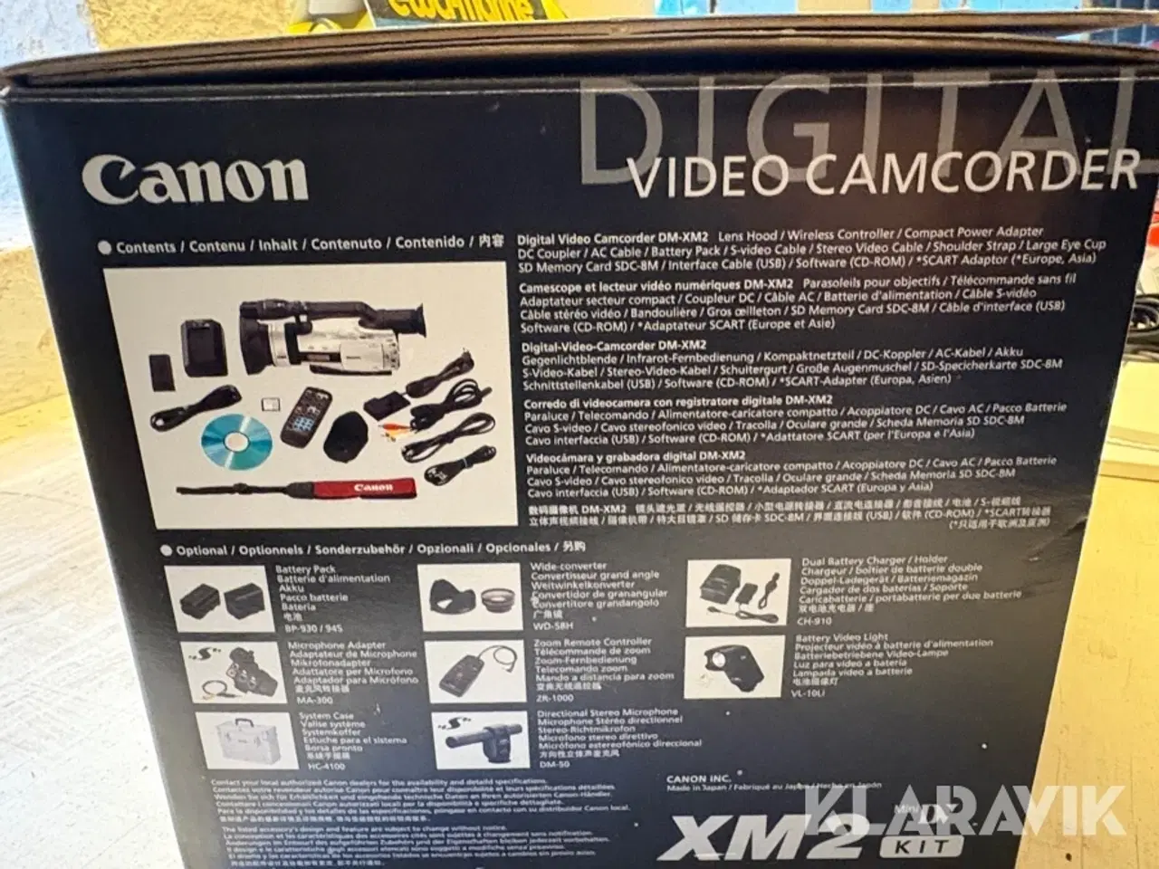 Billede 5 - Videofilmskamera  sæt Canon - inklusiv tilbehør